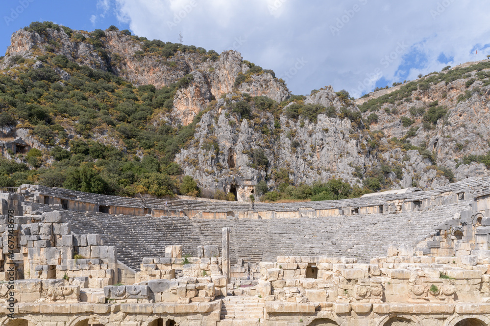 Ancient theater in Myra. Demre, Turkey Ancient theater in Myra. Demre, Turkey