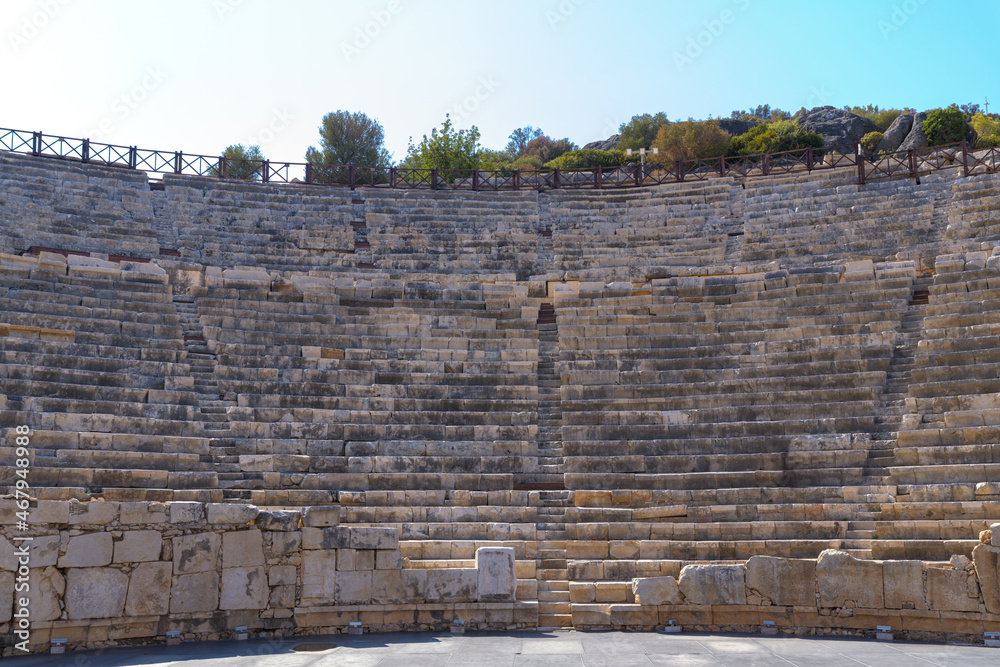 Ancient theater in ancient city Patara.