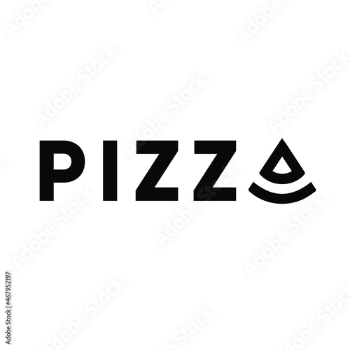 pizza logo design template