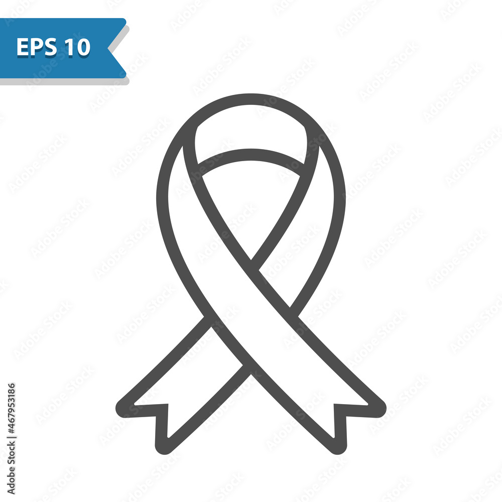 Ribbon Icon - AIDS, Breast Cancer Ribbon Ribbon Icon - AIDS, Breast Cancer Ribbon