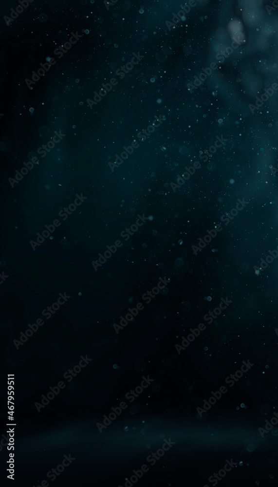 Dark empty natural marine dramatic scene. The depth of the seabed, dark water, gloomy water background. 3D illustration. Dark empty natural marine dramatic scene. The depth of the seabed, dark water, gloomy water background. 3D illustration.