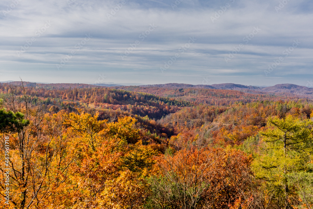 Herbstspaziergang rund um die Wartburgstadt Eisenach am Rande des Thüringer Waldes - Thüringen