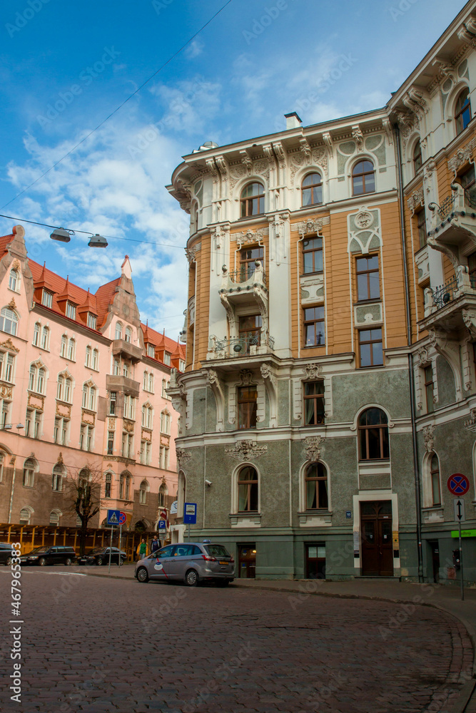 Old town street, Riga