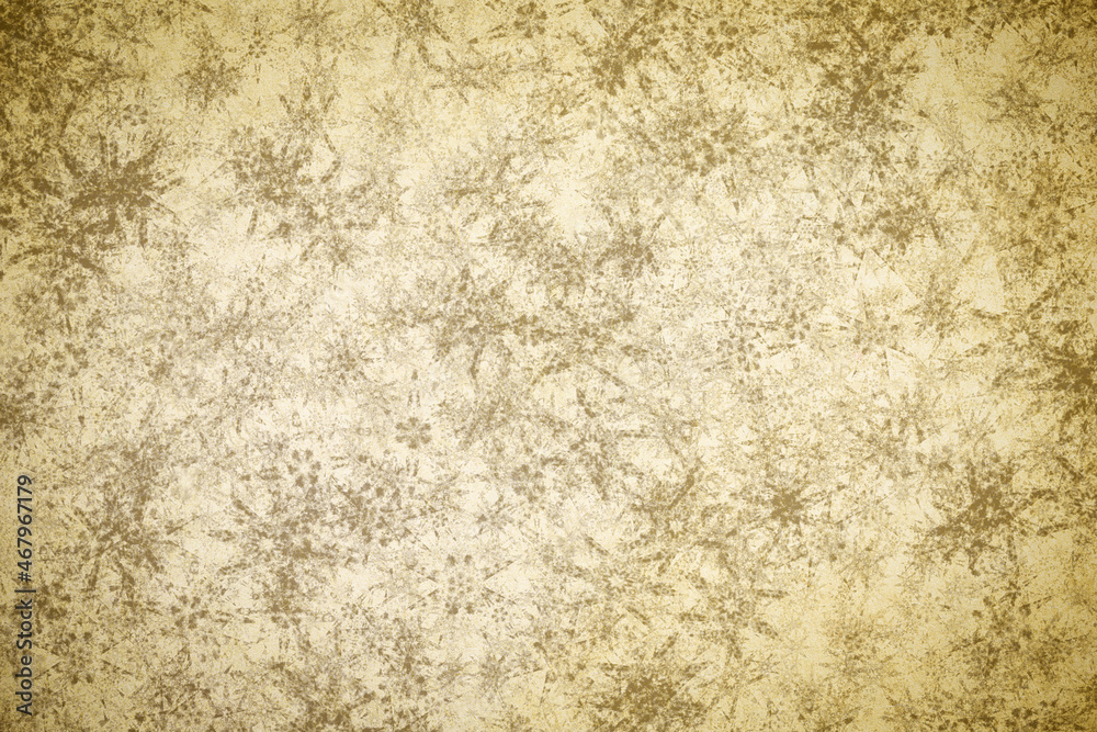 Fototapeta premium snowflakes on paper texture