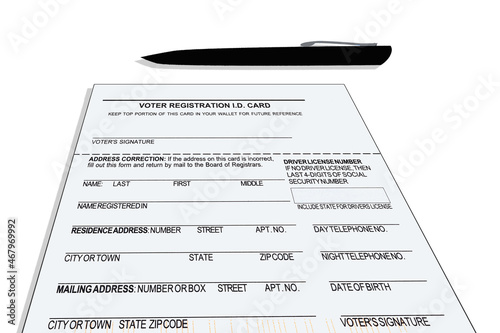 Voter Registration Card