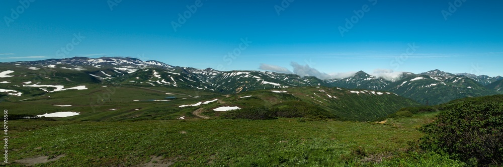 Obraz premium Landscape view in Kamchatka peninsula Volcano