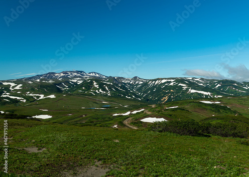 Landscape view in Kamchatka peninsula Volcano