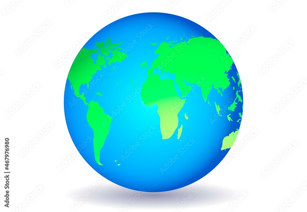 Globe, world maps. Planet Earth. Sphere Icon Political Map Environmental Protection Concept Save nature. Vector illustration. Globe, world maps. Planet Earth. Sphere Icon Political Map Environmental Protection Concept Save nature. Vector illustration.