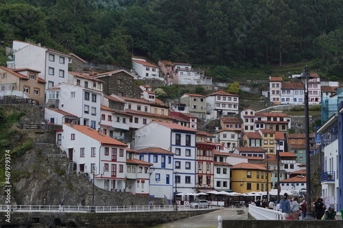 Typical landscape of a town in Asturias © Rocio