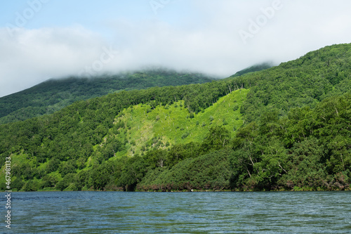Landscape view in the Pacific coast Kamchatka