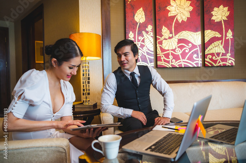 business partner person mee...