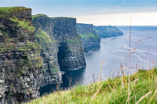 View of the famous Cliffs of Moher, County Clare, Ireland 