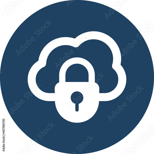 Cloud protection Isolated Vector icon which can easily modify or edit

