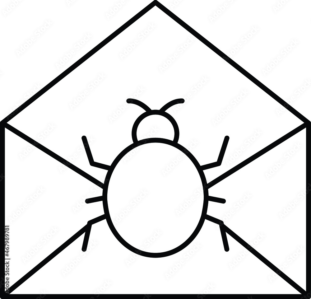 Email virus Isolated Vector icon which can easily modify or edit
Email virus Isolated Vector icon which can easily modify or edit