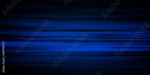 Abstract blue stripe lines light on dark blue background 