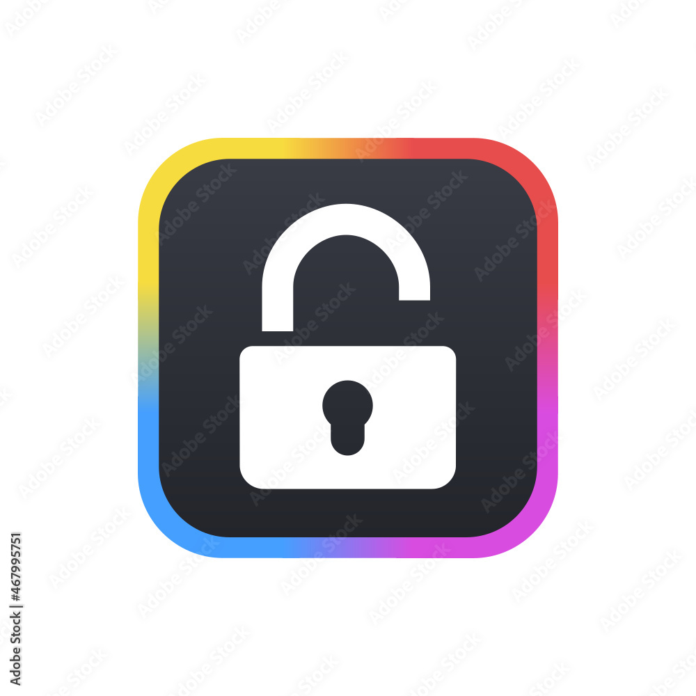 Open Lock - Sticker Open Lock - Sticker