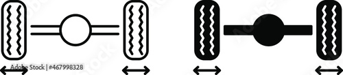 axle alignment icon