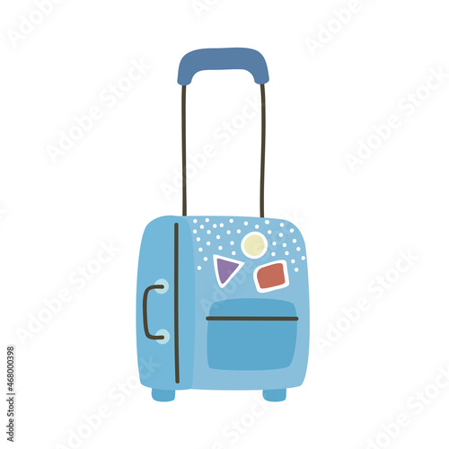 blue baggage design