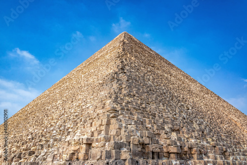 Great Pyramid and Blue Sky