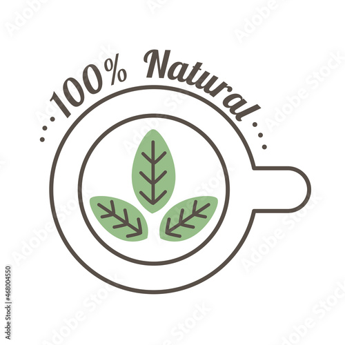 natural stamp illustration