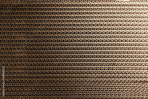 a stack of corrugated cardboard for packaging. Paper background