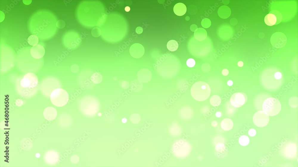 Green White Colorful Glitter Particle Blurred