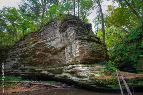 Canyon Wall At The End Of The Illinois Canyon - Starved Rock State Park photo