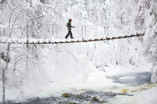 Stunning winter landscape photo