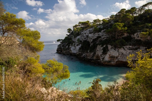 Fototapeta Naklejka Na Ścianę i Meble -  Views of Cala Macarelleta on Menorca Island