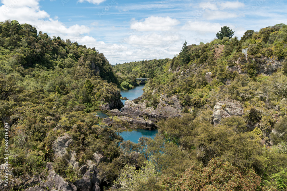 Blue Waikato River, New Zealand