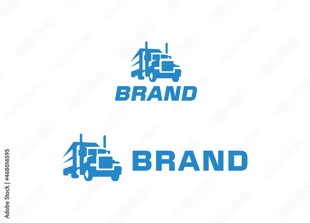 Truck logo for sale. Transportation logo. 