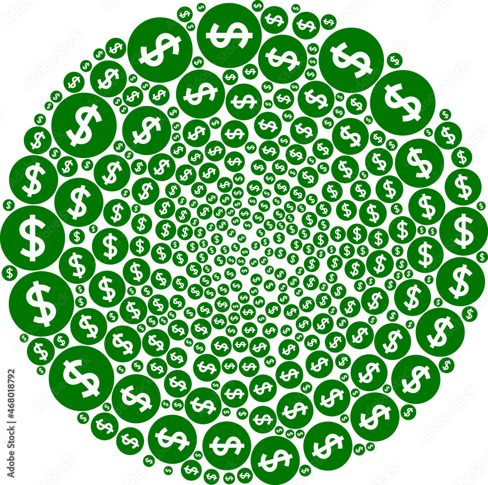 Price icon cycle spheric composition. Price symbols are shaped into spheric whirlpool mosaic structure. Abstraction spheric globula mosaic done from regular price symbols. Price icon cycle spheric composition. Price symbols are shaped into spheric whirlpool mosaic structure. Abstraction spheric globula mosaic done from regular price symbols.
