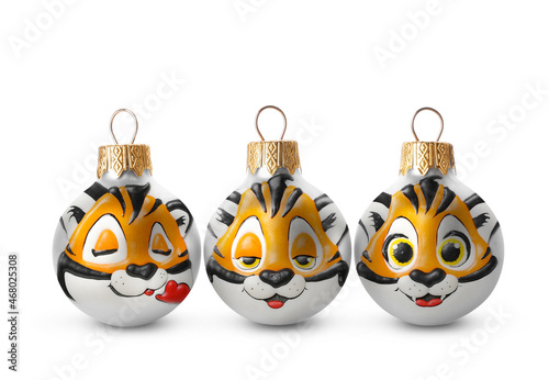 Beautiful balls with cute t...