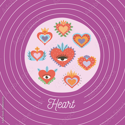 exoteric hearts poster