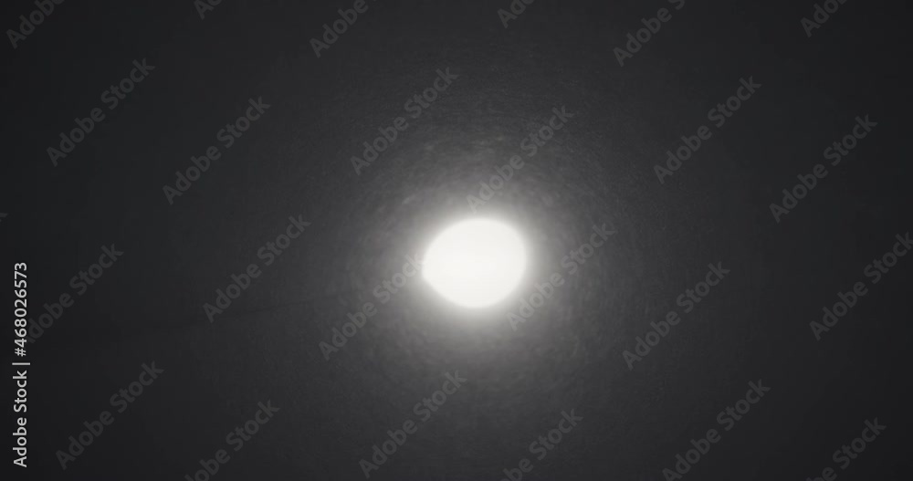 Camera movement in long illuminated tunnel with light at the end Camera movement in long illuminated tunnel with light at the end