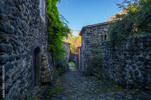 Fototapeta Naklejka Na Ścianę i Meble -  France, Ardèche (07), ruelle médiévale de village.