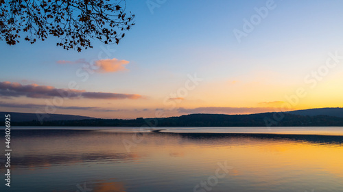 Sonnenuntergang Panorama am Bodensee