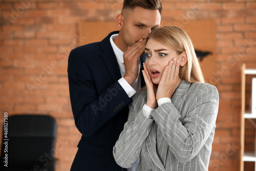 Male and female colleagues ...