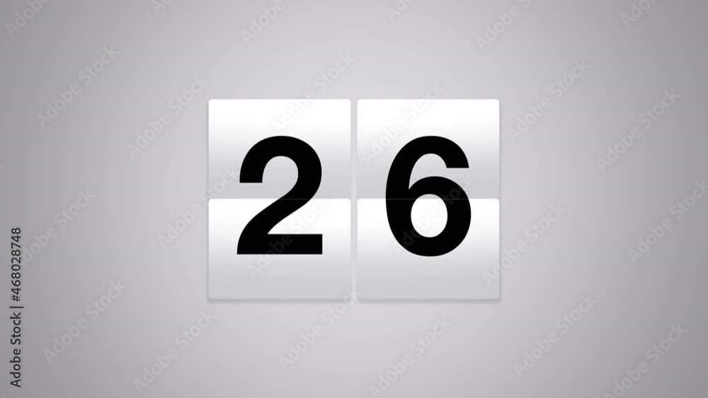 Time background with countdown from 31 to 1, business and corporate style background Time background with countdown from 31 to 1, business and corporate style background