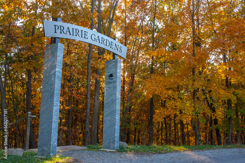Entrance To Prairie Gardens At Springdale Cemetery - Peoria, Illinois photo