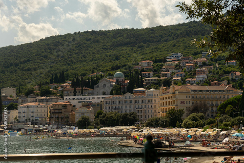 view of the city of Abbazia photo