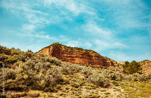 red rocks and sky