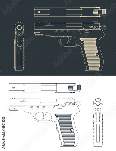 Pistol blueprints