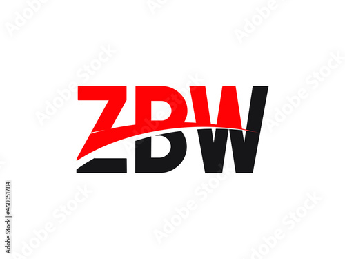 Free Download ZBW Letter Initial Logo Design Vector Illustration - GFXLoad