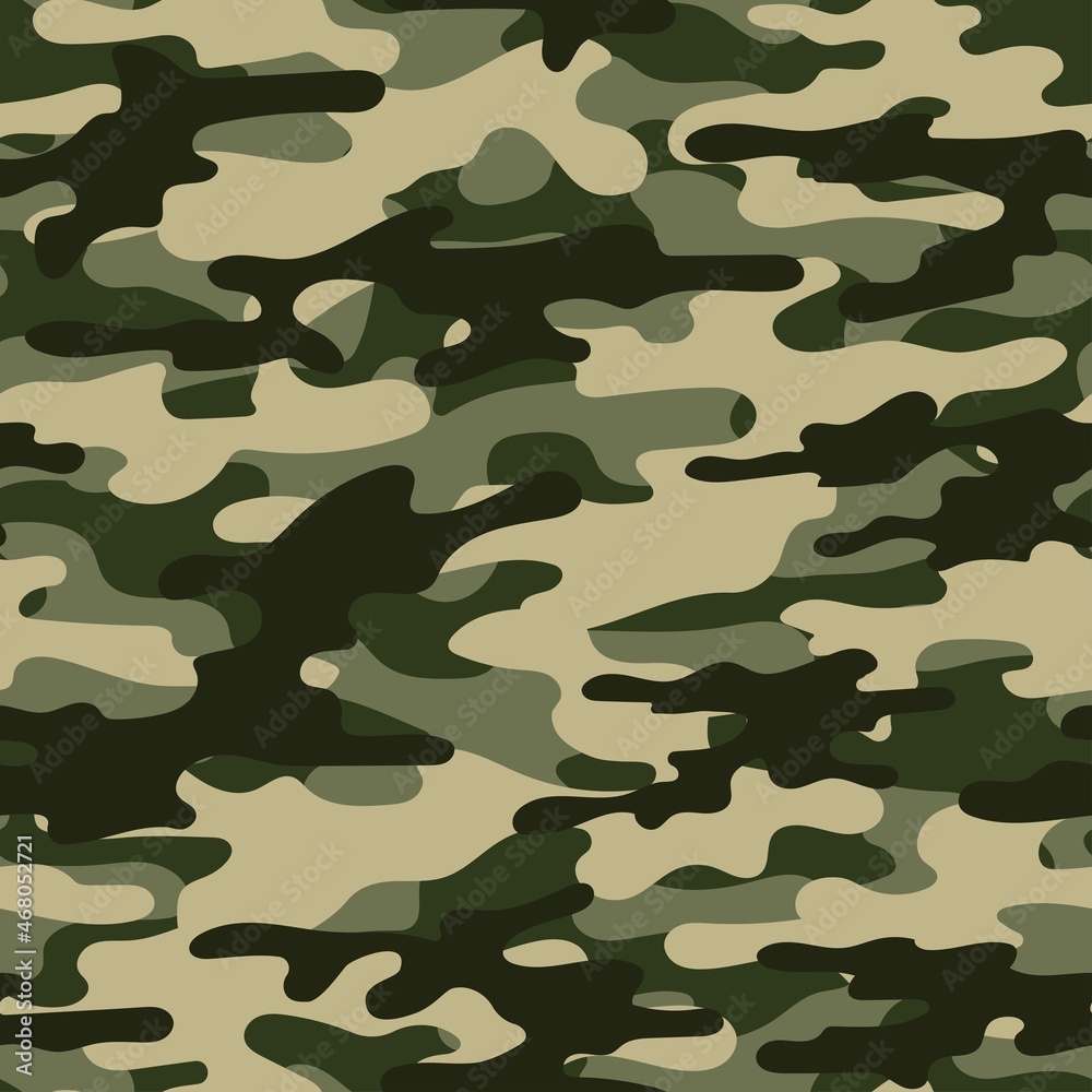 Fototapeta premium military camouflage. vector seamless print. army camouflage for clothing or printing