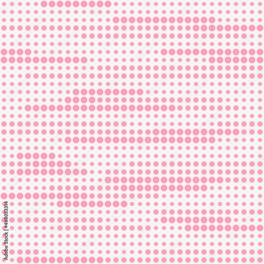seamless print abstraction from krgs of different shapes. pink circles on a white background. mesh of circles for clothing or print or background seamless print abstraction from krgs of different shapes. pink circles on a white background. mesh of circles for clothing or print or background