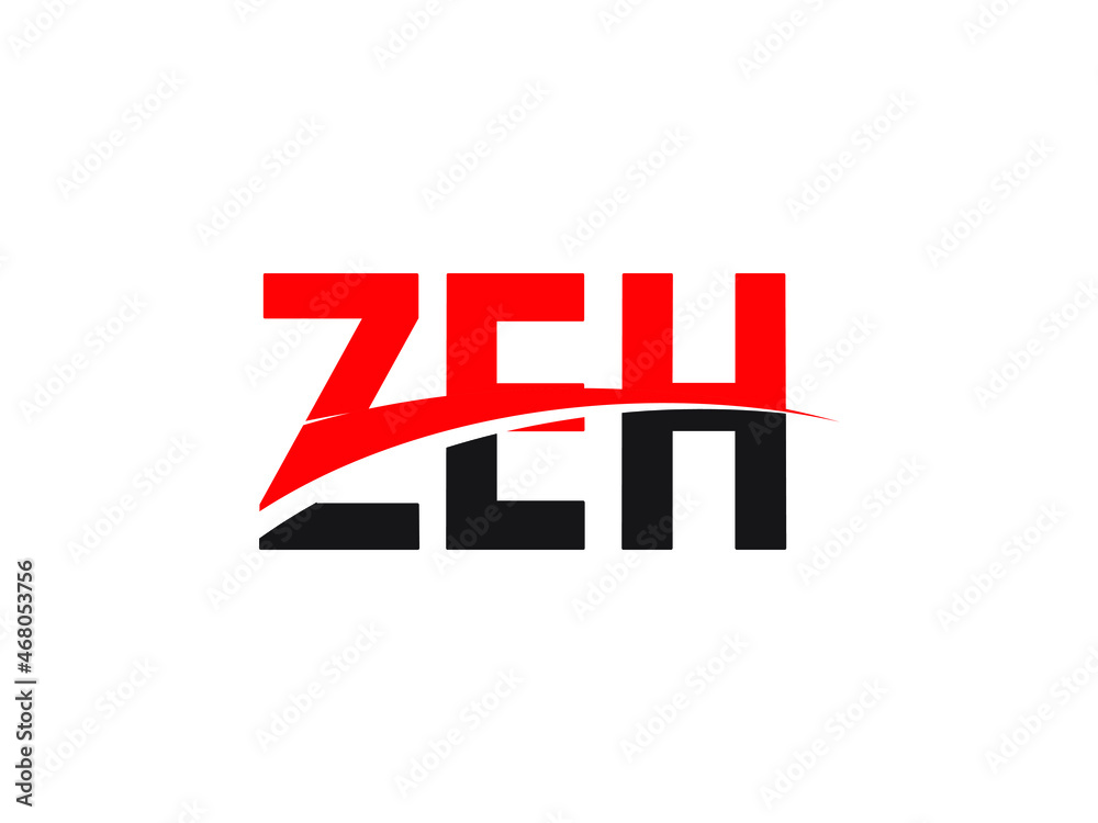 ZEH Letter Initial Logo Design Vector Illustration ZEH Letter Initial Logo Design Vector Illustration