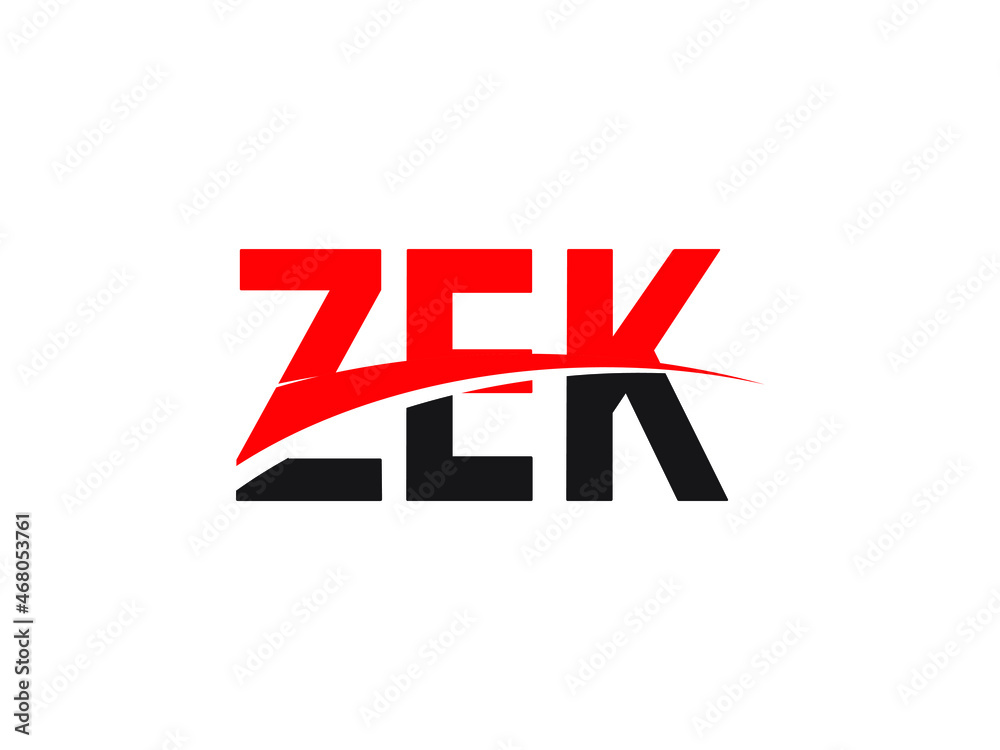 ZEK Letter Initial Logo Design Vector Illustration ZEK Letter Initial Logo Design Vector Illustration