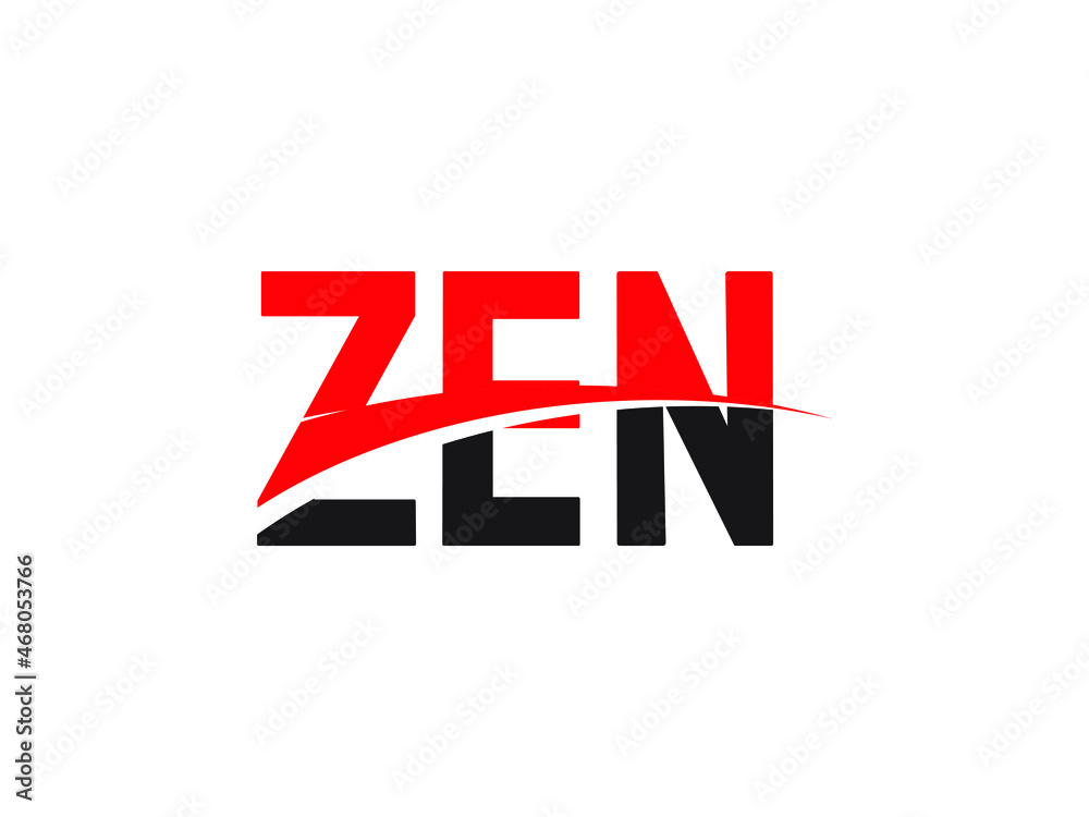 ZEN Letter Initial Logo Design Vector Illustration ZEN Letter Initial Logo Design Vector Illustration