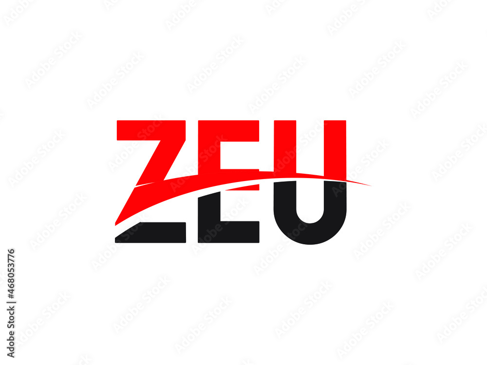 ZEU Letter Initial Logo Design Vector Illustration ZEU Letter Initial Logo Design Vector Illustration